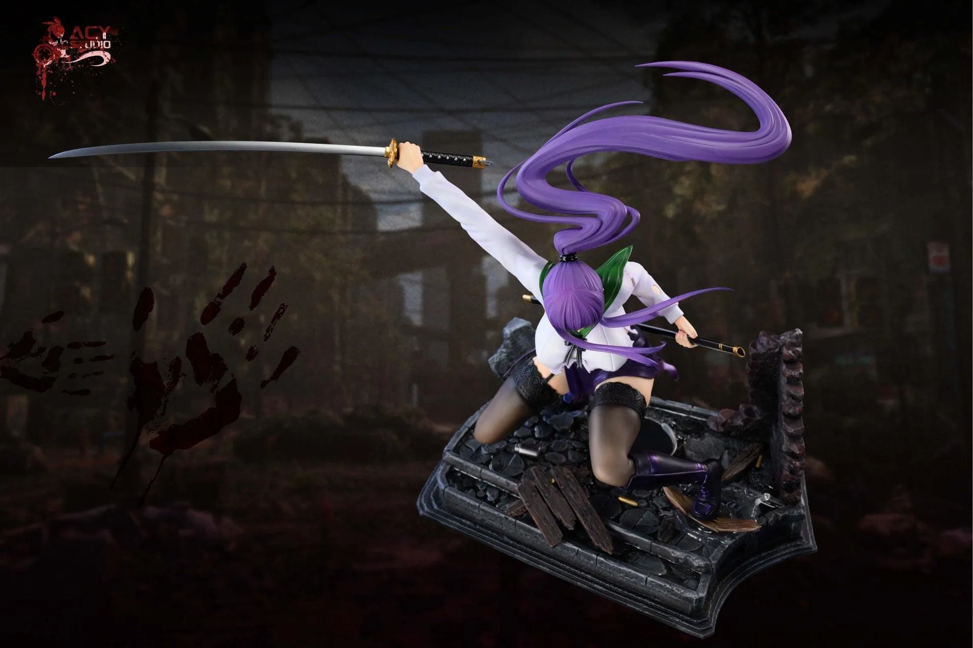 1:4 Busujima Saeko Figure Statue