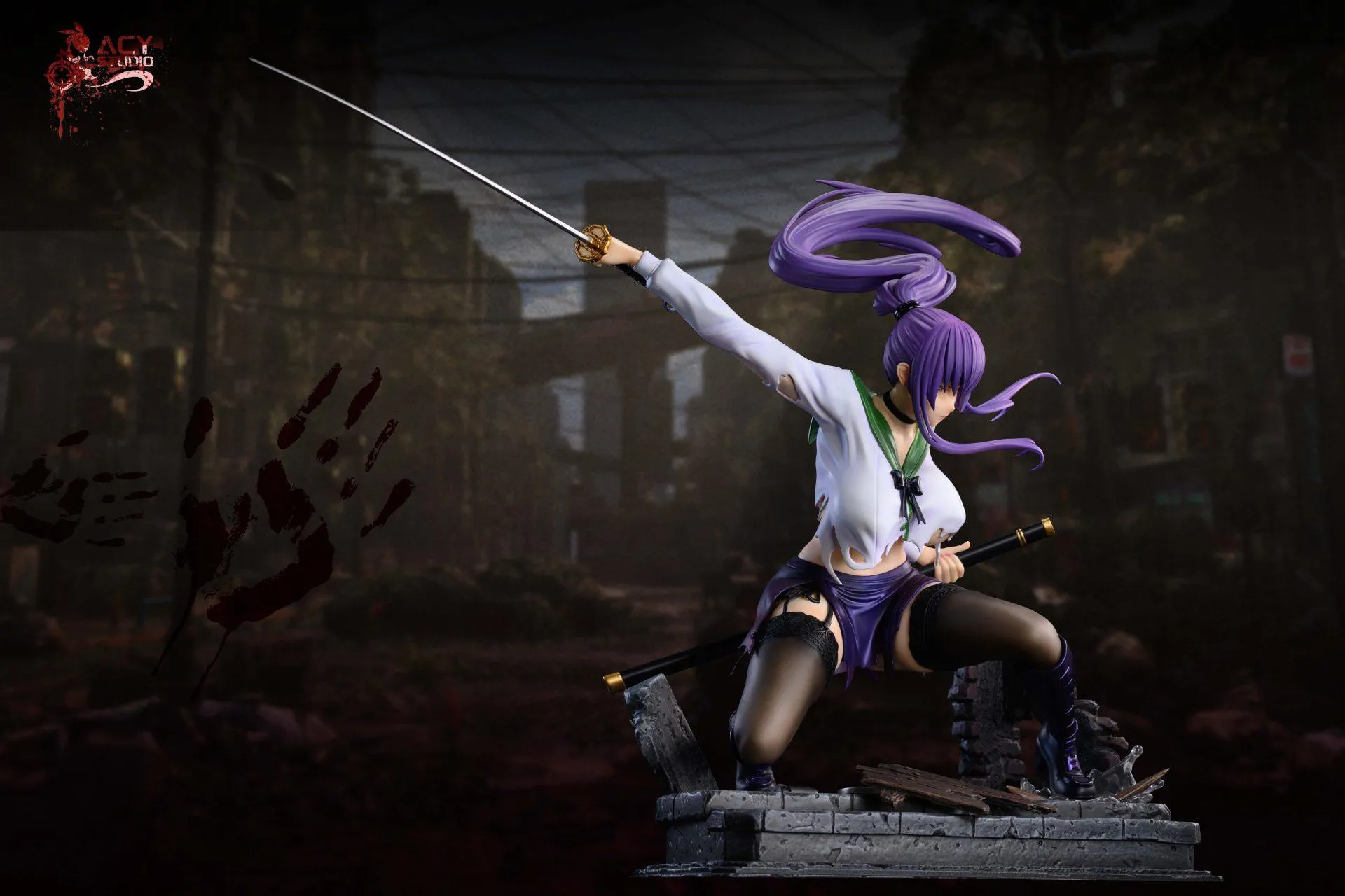 1:4 Busujima Saeko Figure Statue