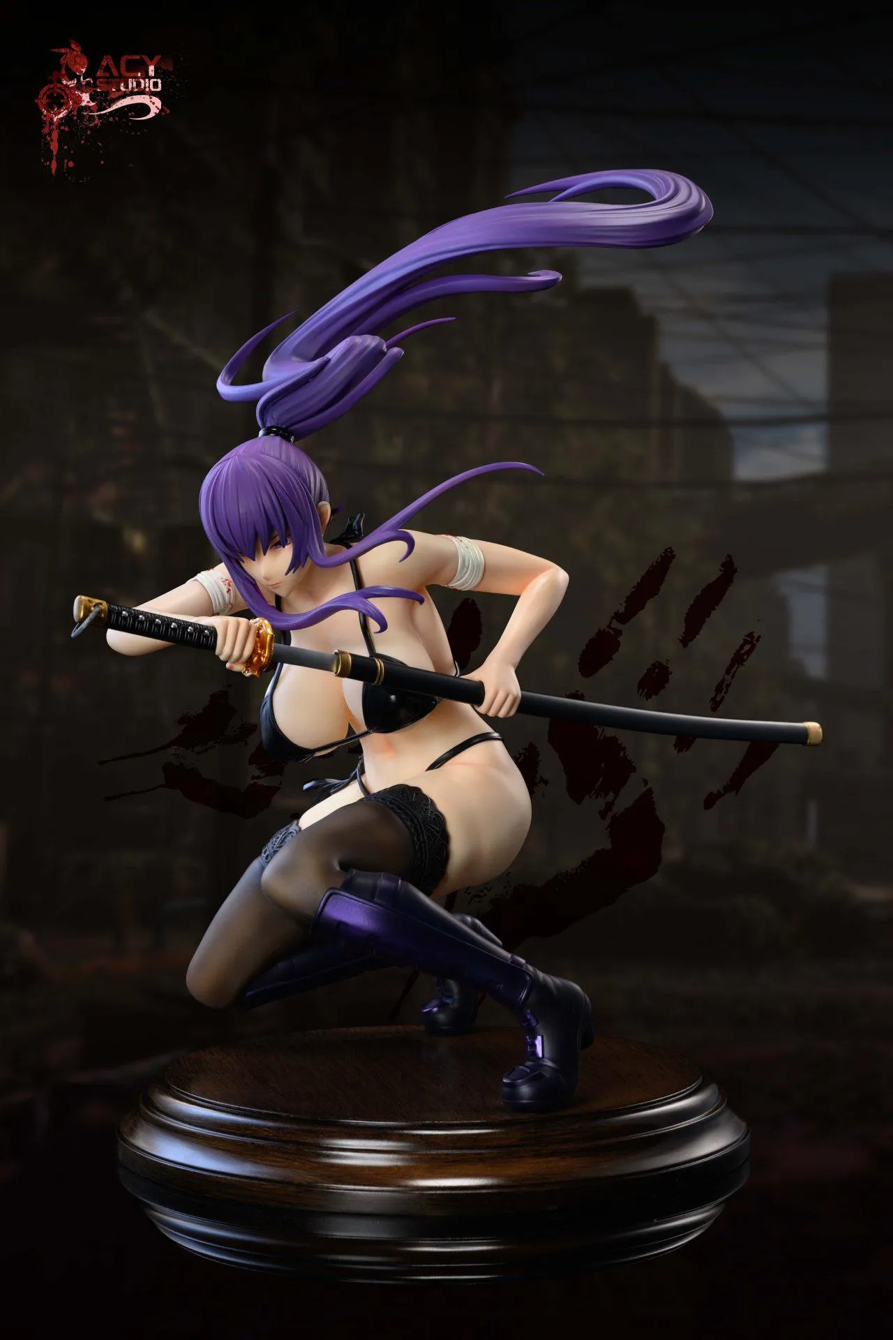 1:4 Busujima Saeko Figure Statue