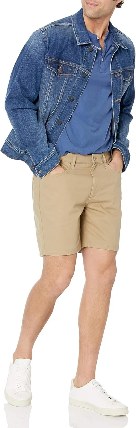 Amazon Essentials Men's Slim-Fit 7" Inseam Stretch 5-Pocket Short