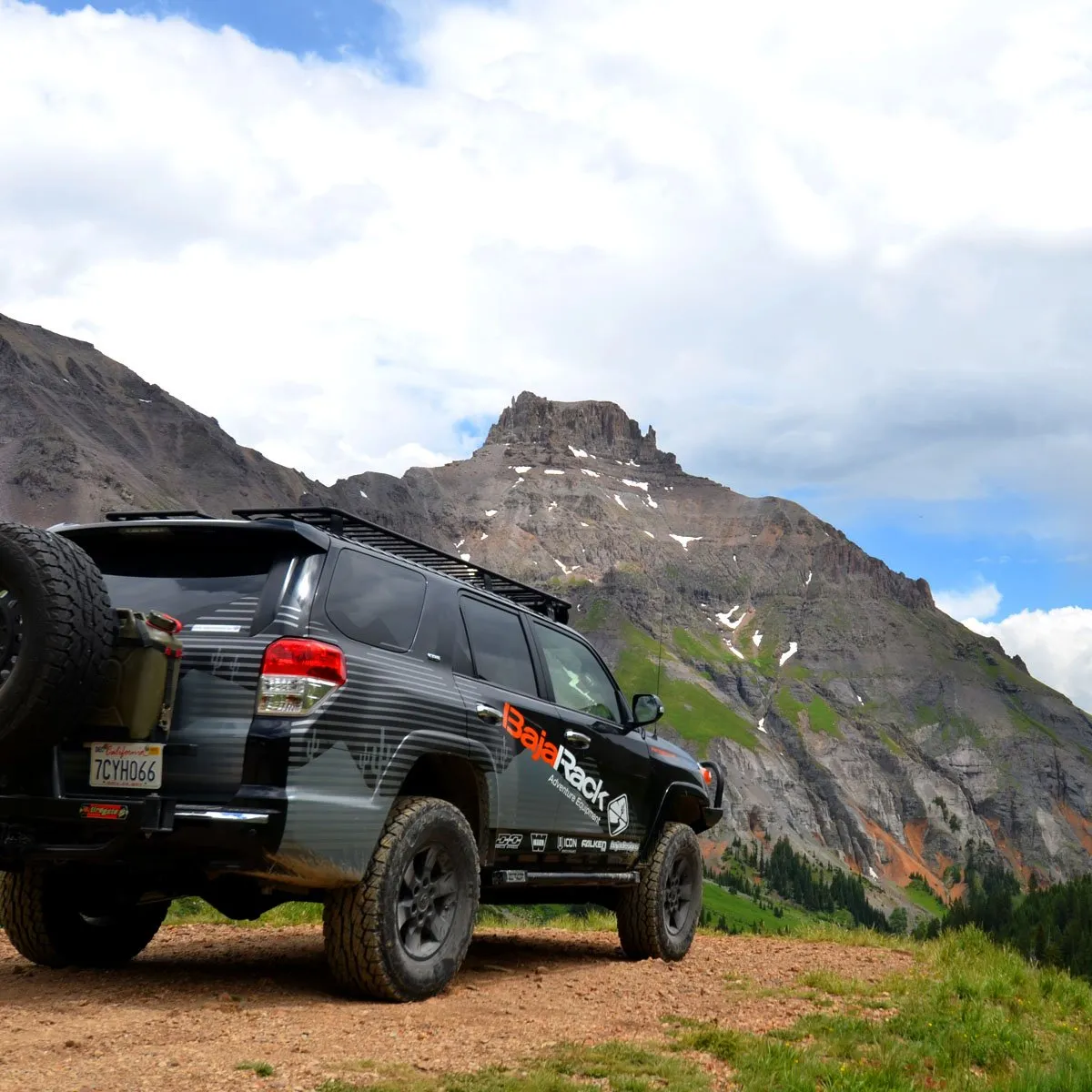 BajaRack Utility Flat Rack With SPY Light System For Toyota 4Runner 2010 