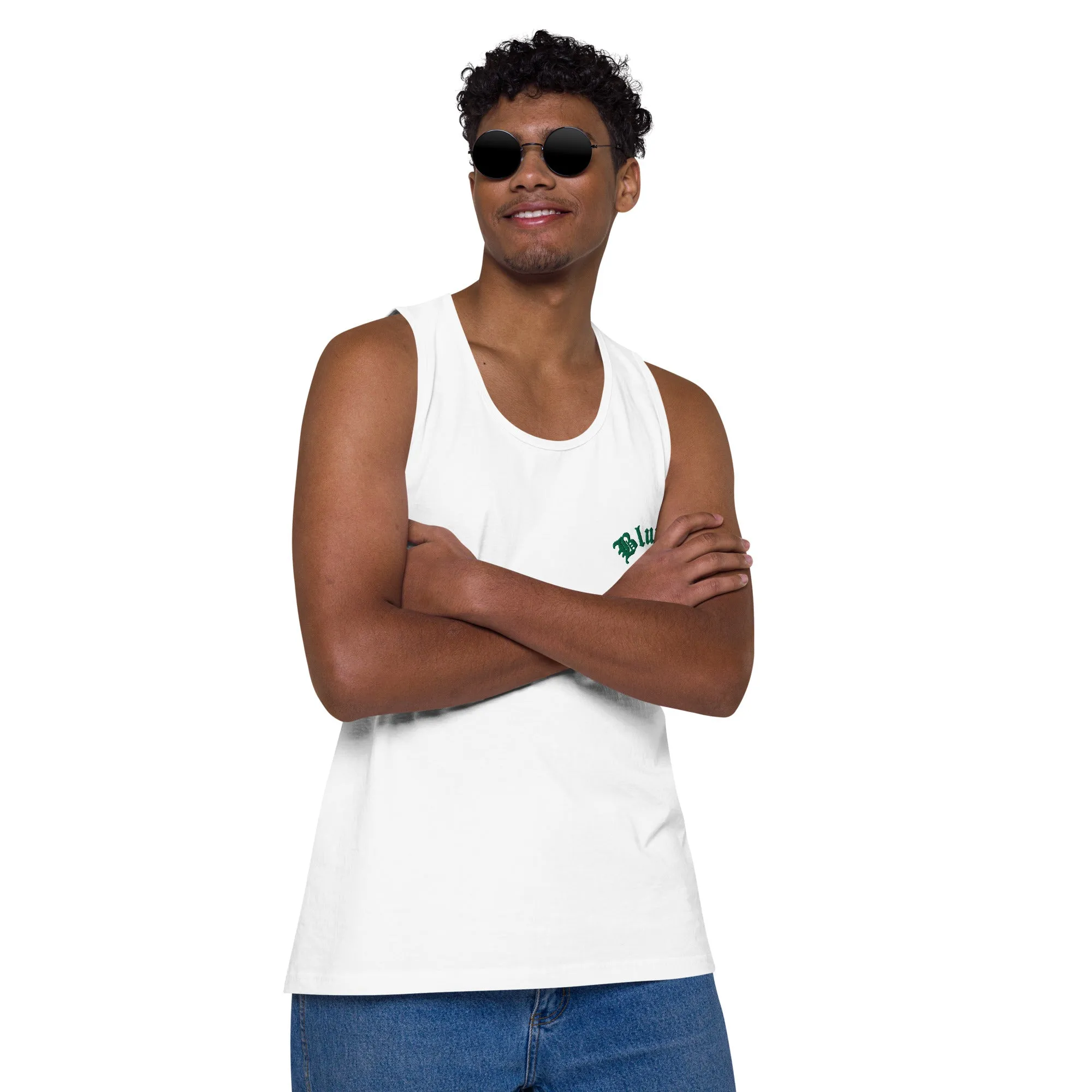 BLUNTS & BITCHES EMBROIDERY TANK