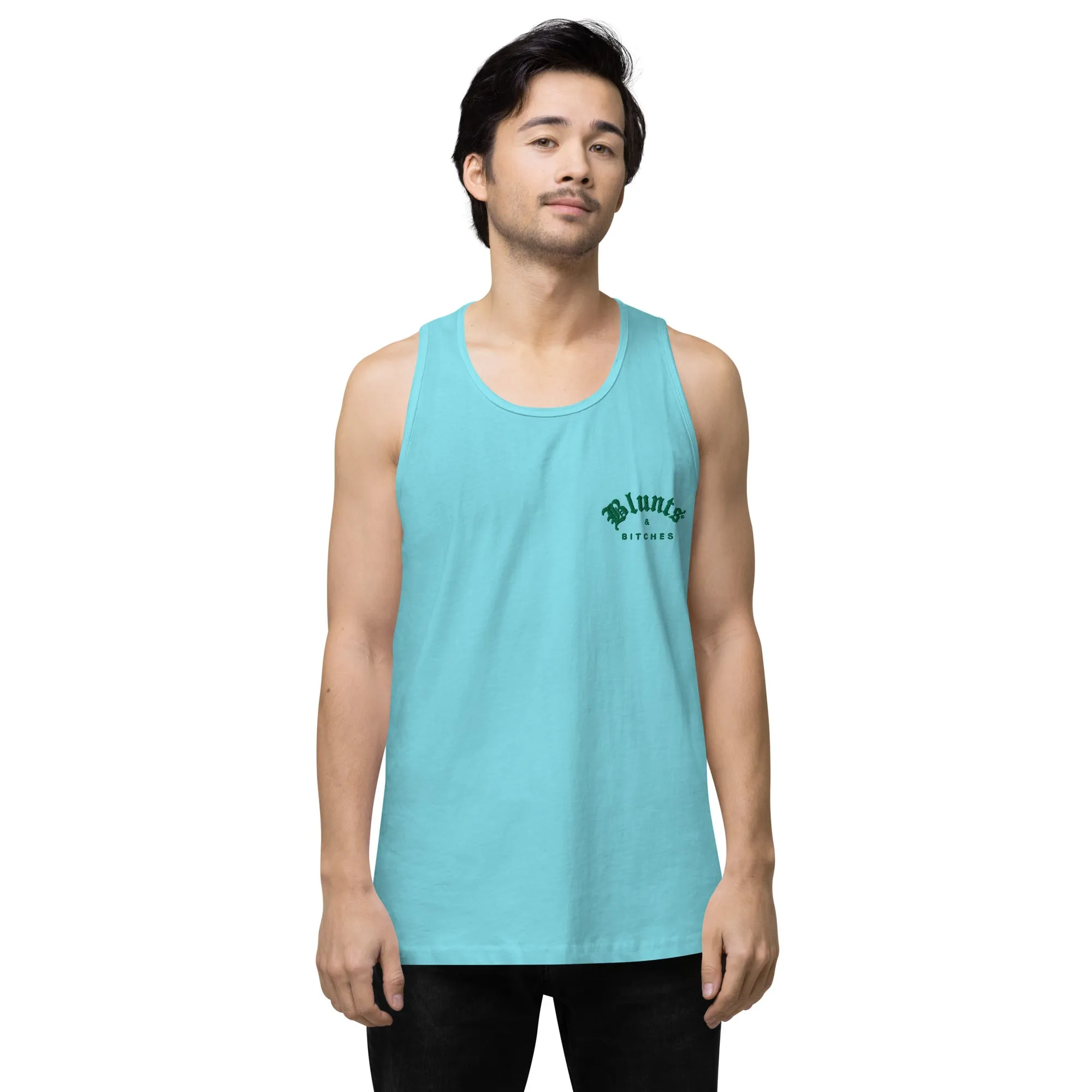 BLUNTS & BITCHES EMBROIDERY TANK