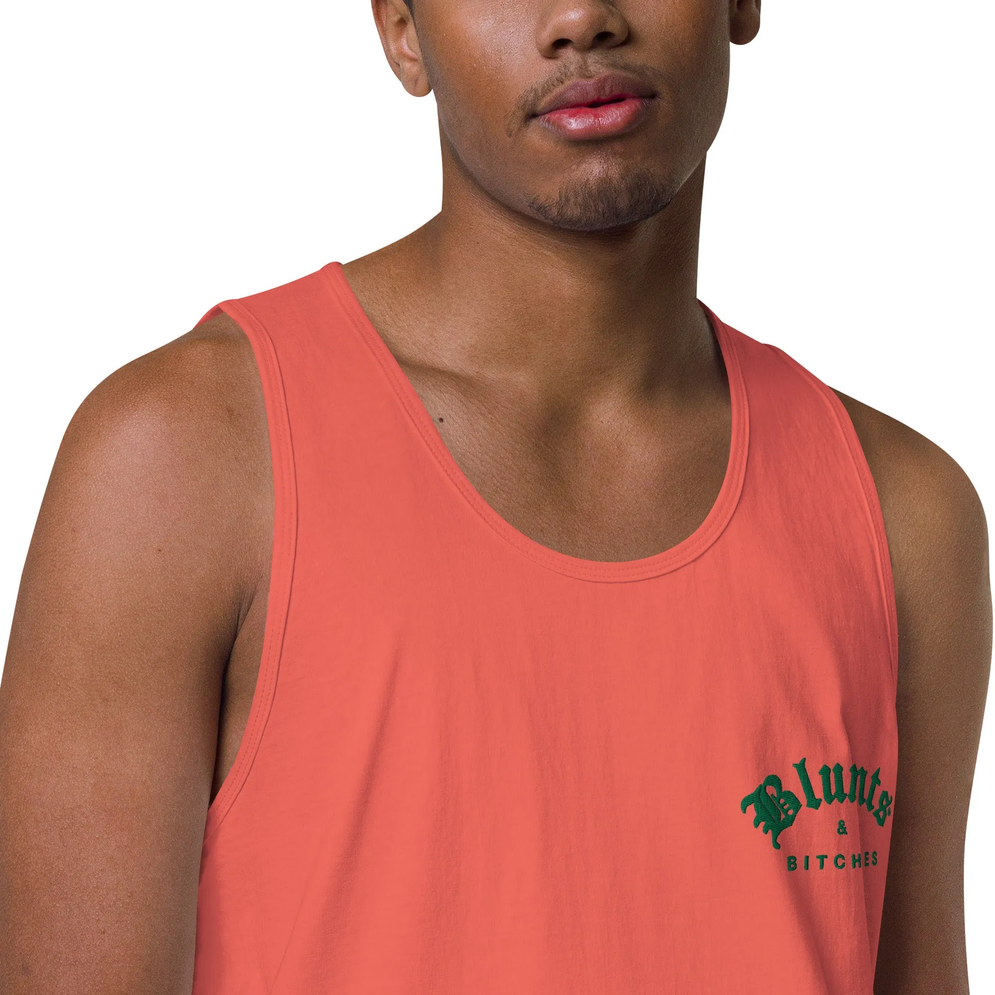 BLUNTS & BITCHES EMBROIDERY TANK