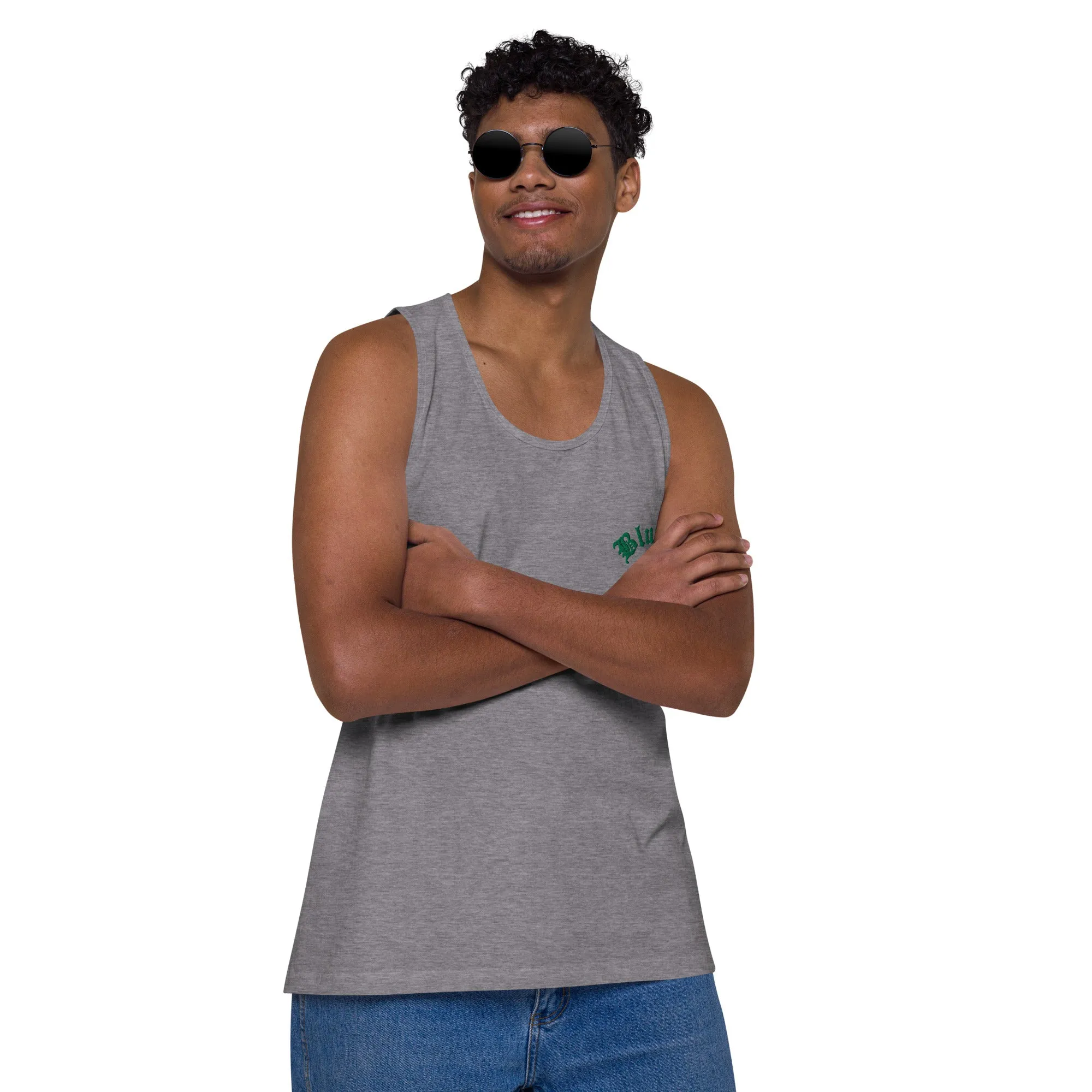 BLUNTS & BITCHES EMBROIDERY TANK