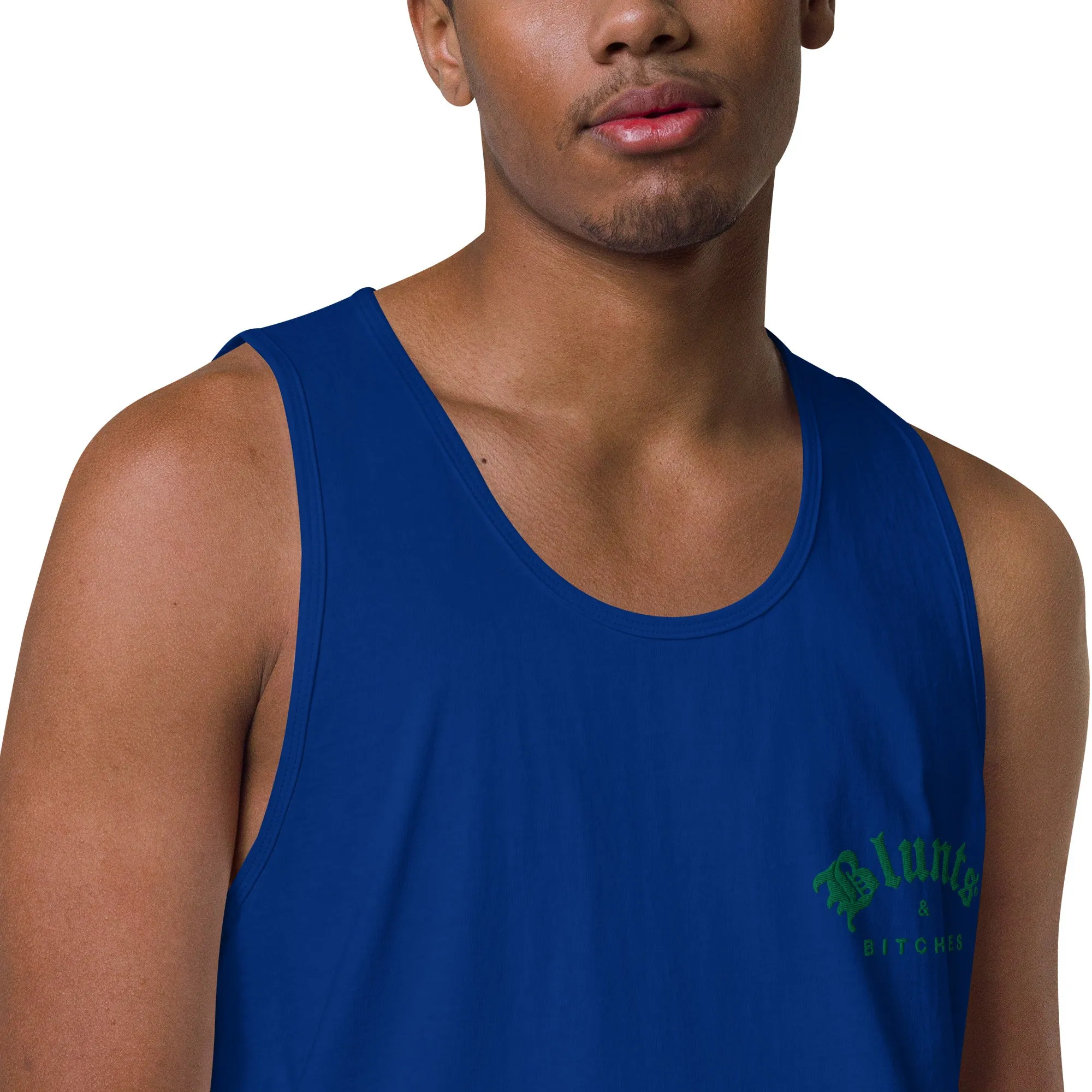 BLUNTS & BITCHES EMBROIDERY TANK