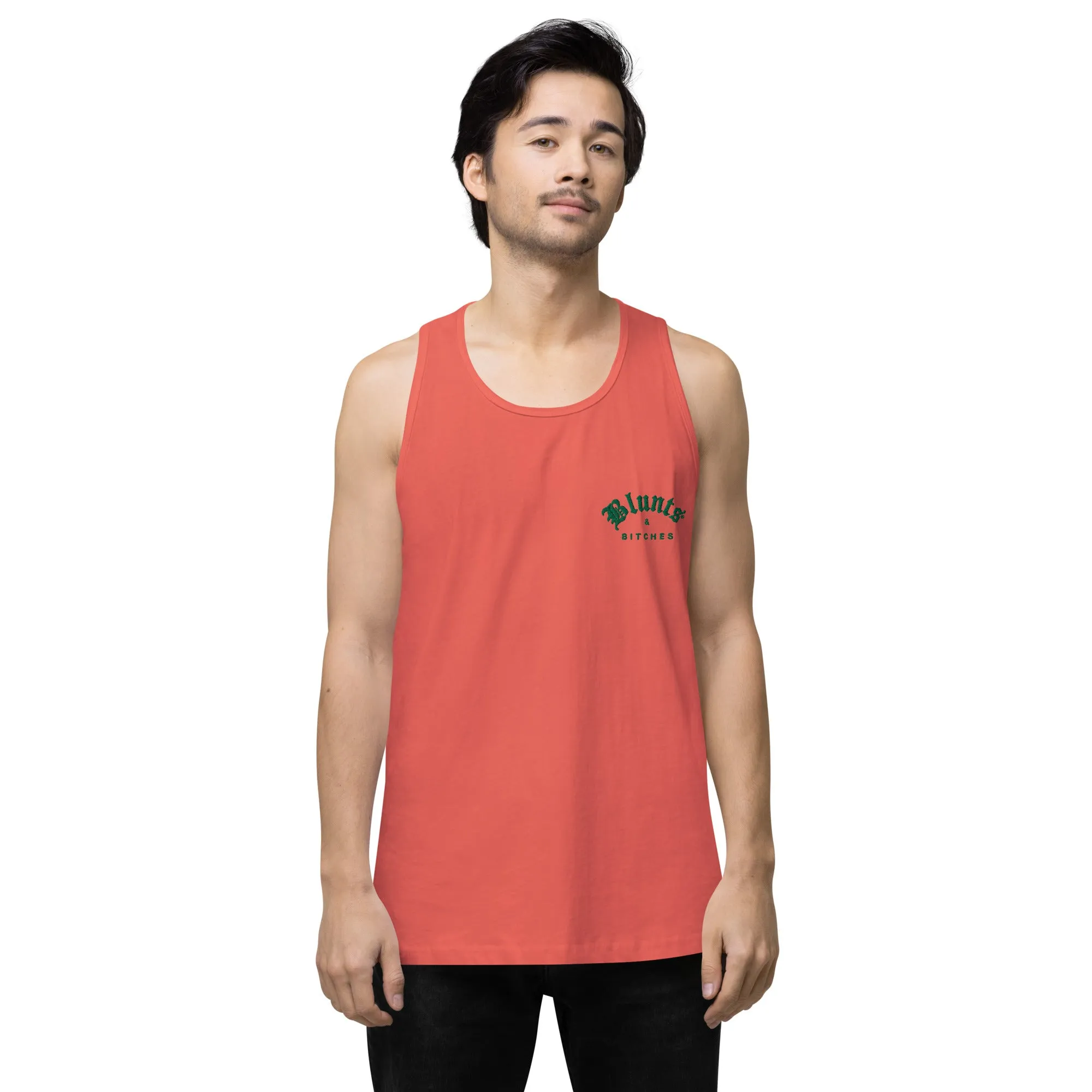 BLUNTS & BITCHES EMBROIDERY TANK