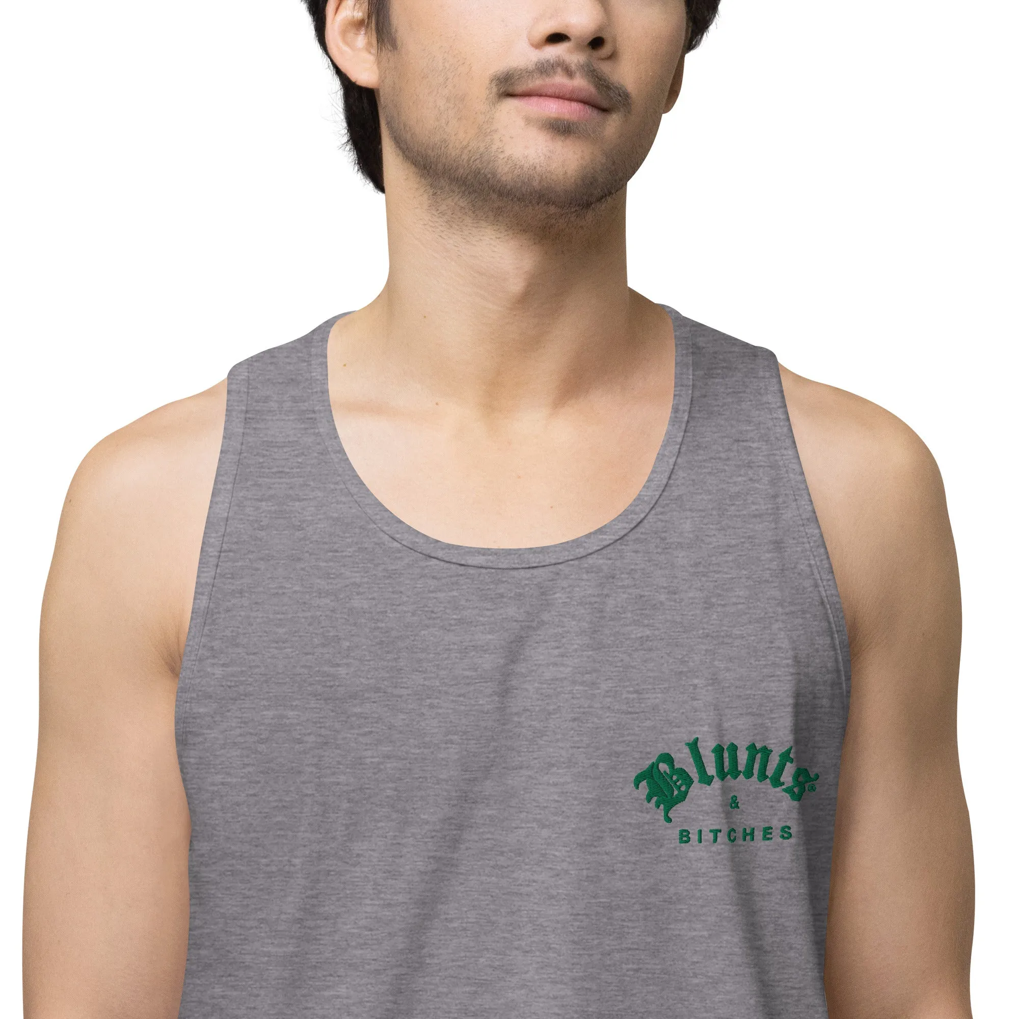 BLUNTS & BITCHES EMBROIDERY TANK