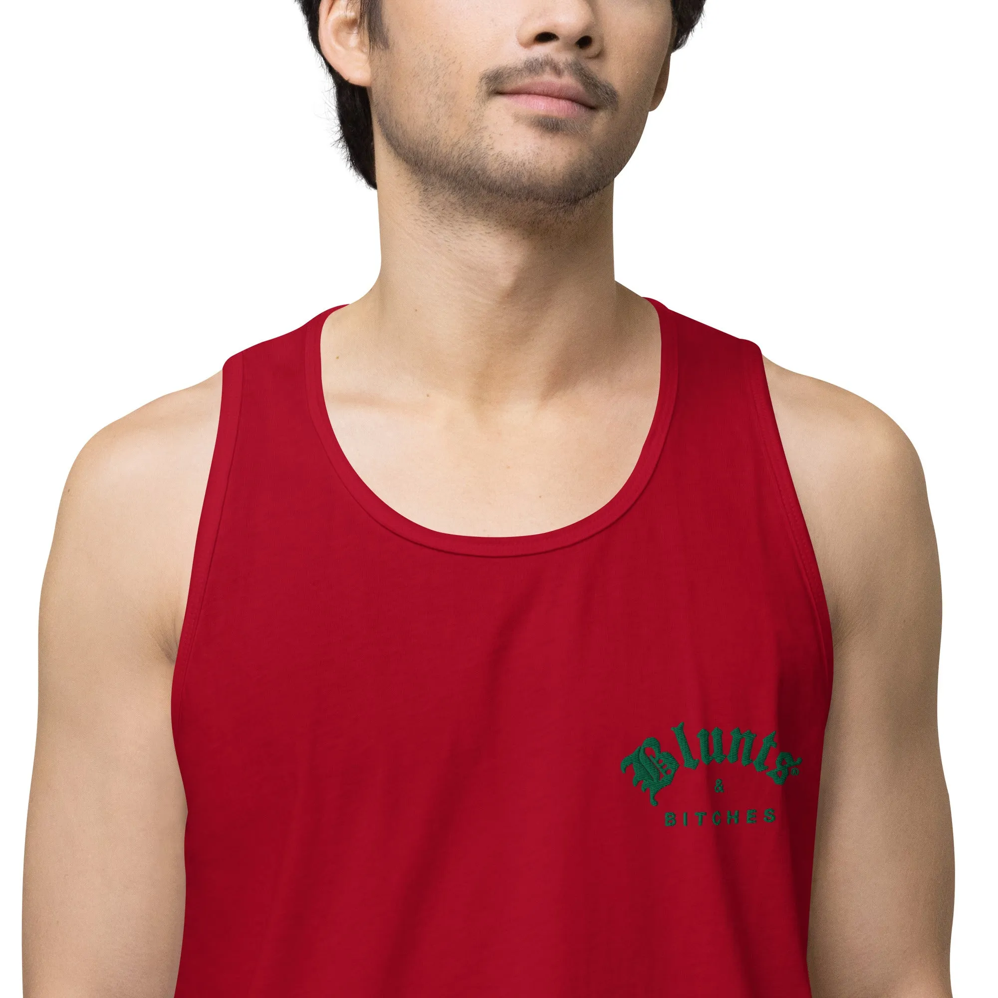 BLUNTS & BITCHES EMBROIDERY TANK