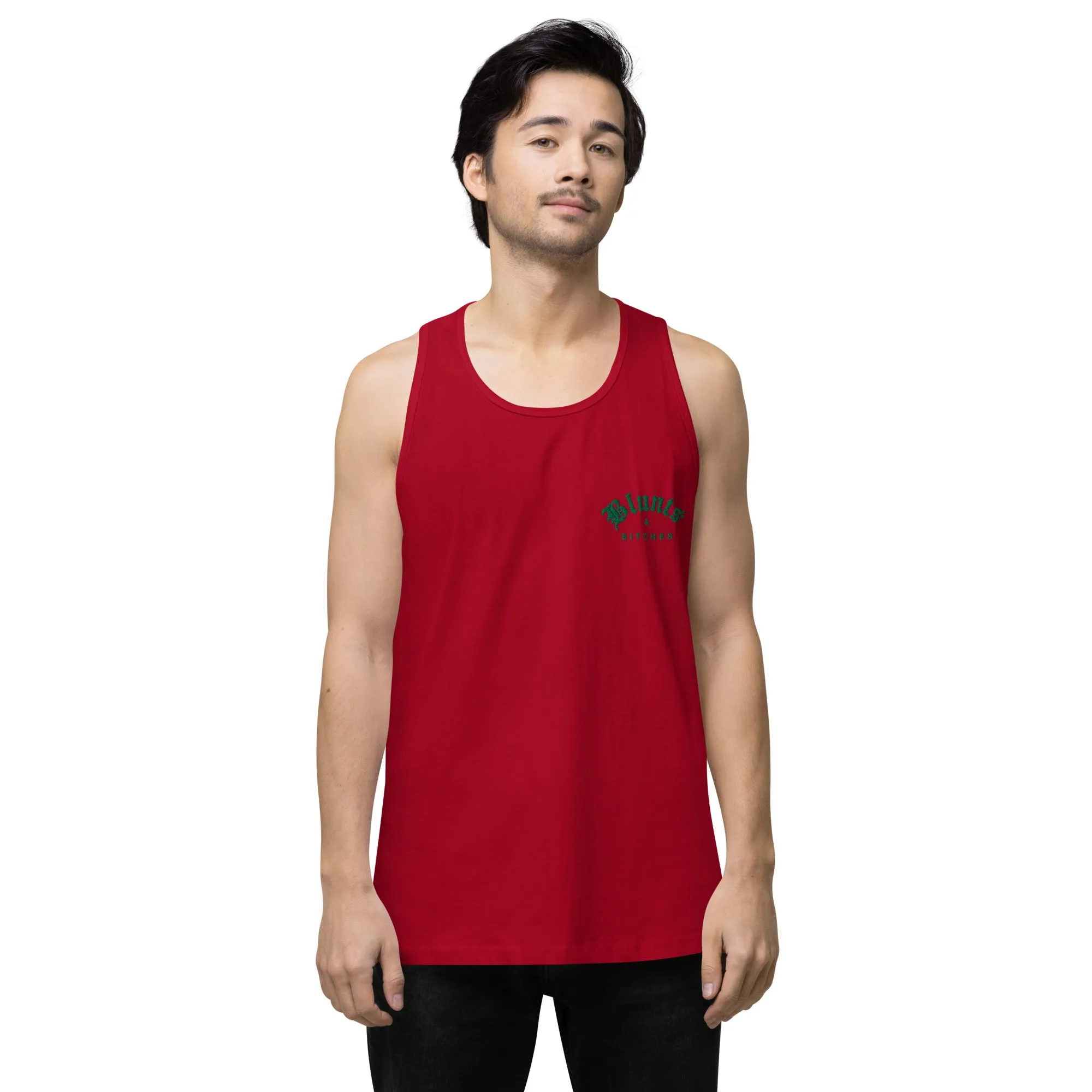 BLUNTS & BITCHES EMBROIDERY TANK