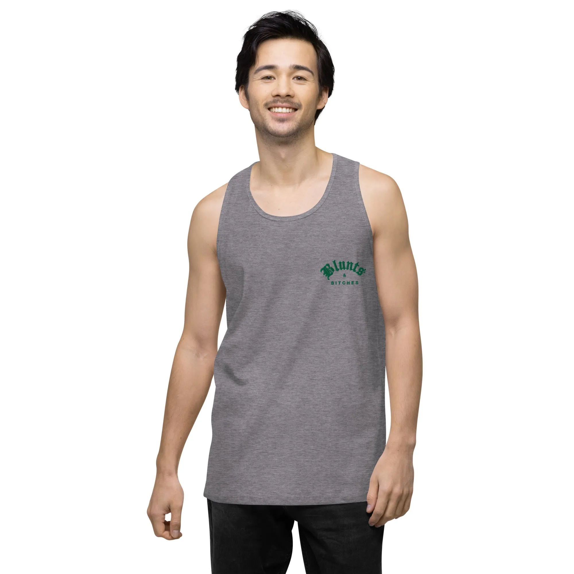 BLUNTS & BITCHES EMBROIDERY TANK