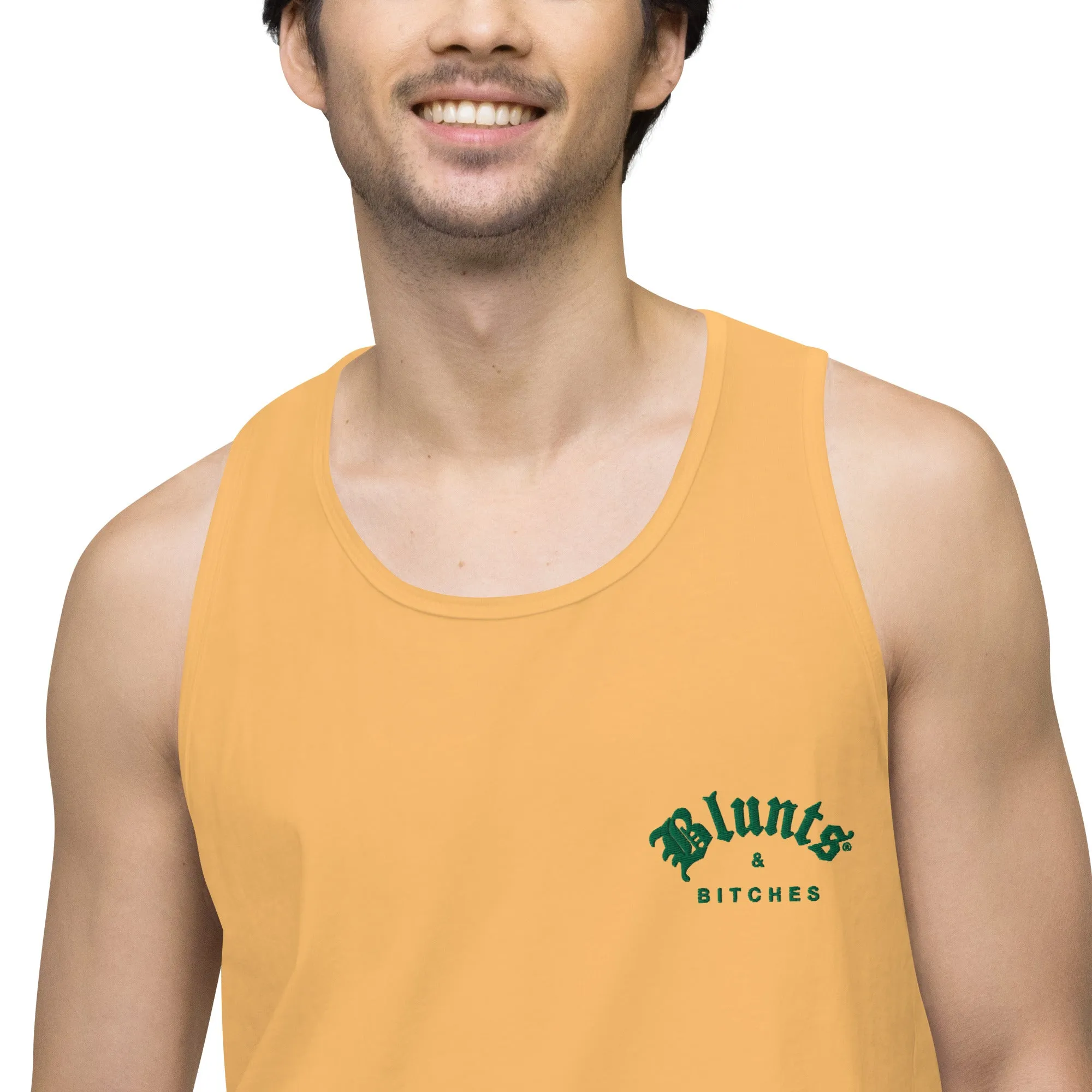 BLUNTS & BITCHES EMBROIDERY TANK