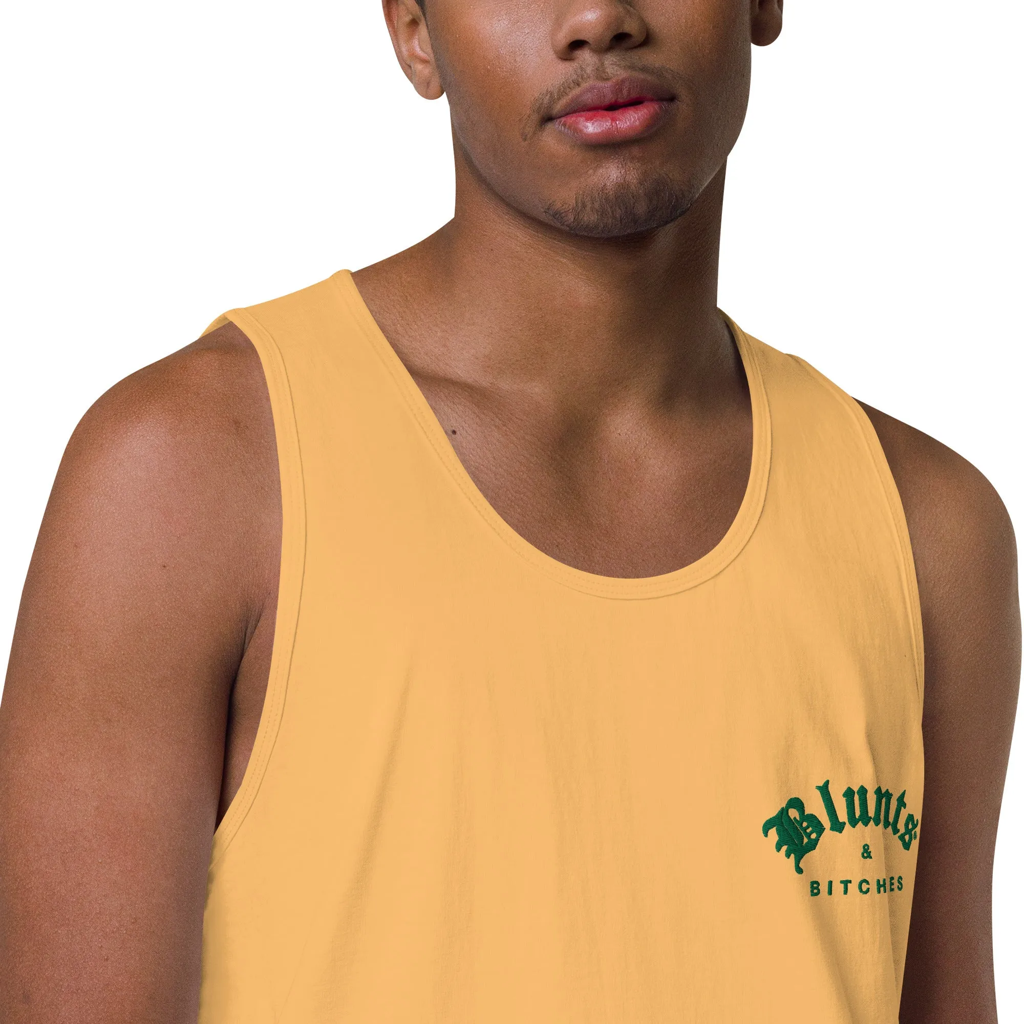 BLUNTS & BITCHES EMBROIDERY TANK