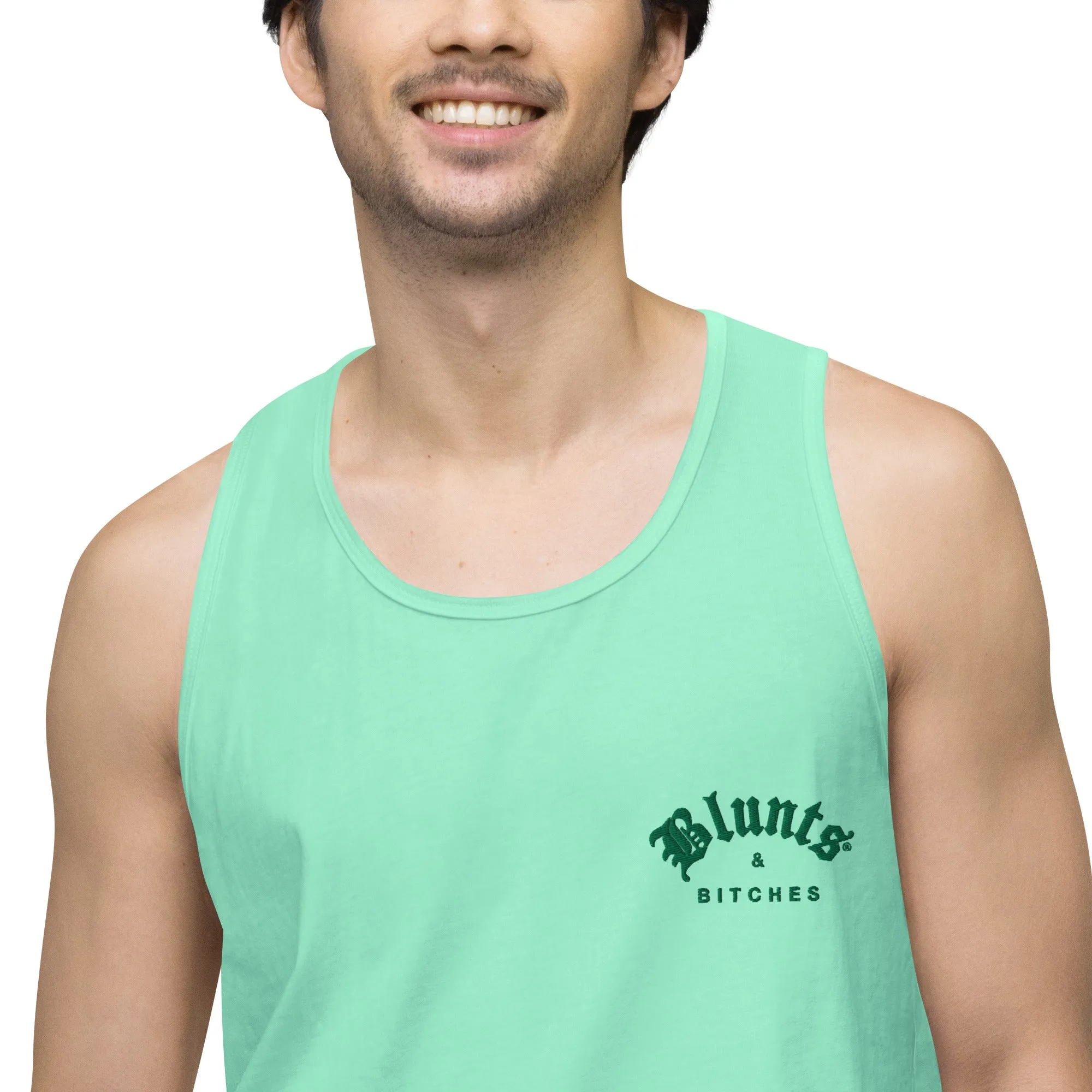 BLUNTS & BITCHES EMBROIDERY TANK
