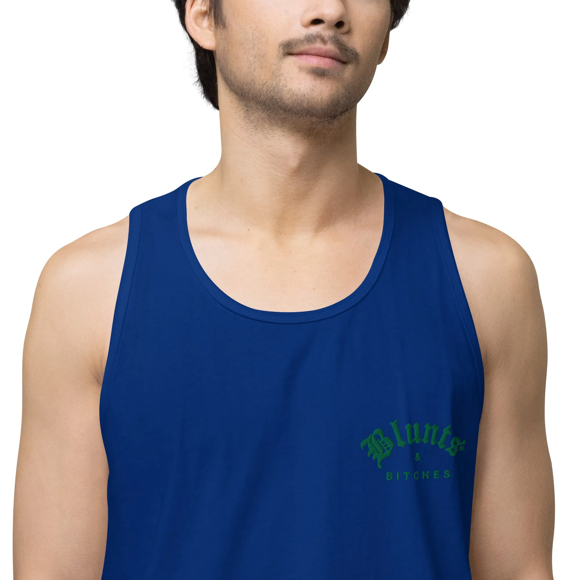 BLUNTS & BITCHES EMBROIDERY TANK