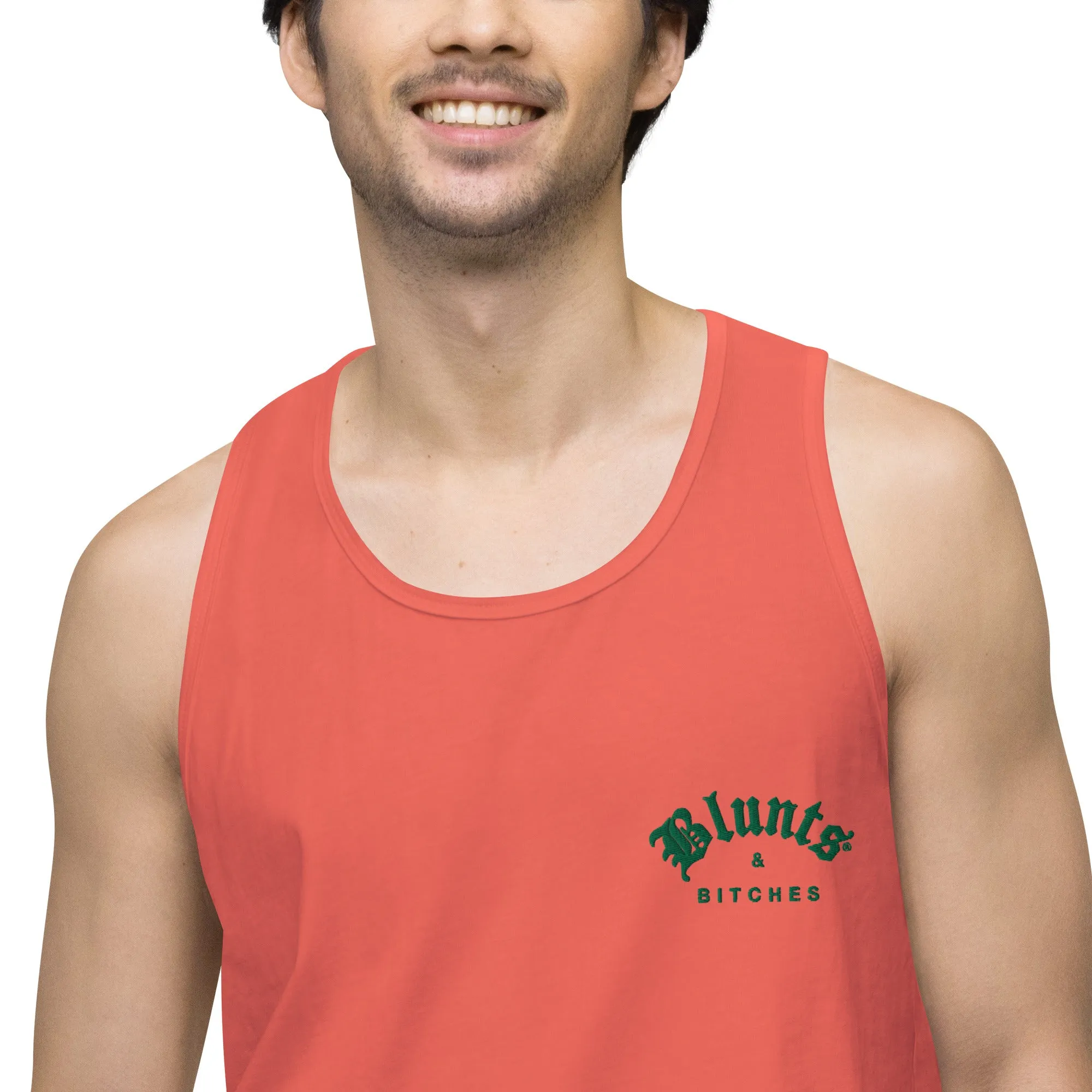 BLUNTS & BITCHES EMBROIDERY TANK