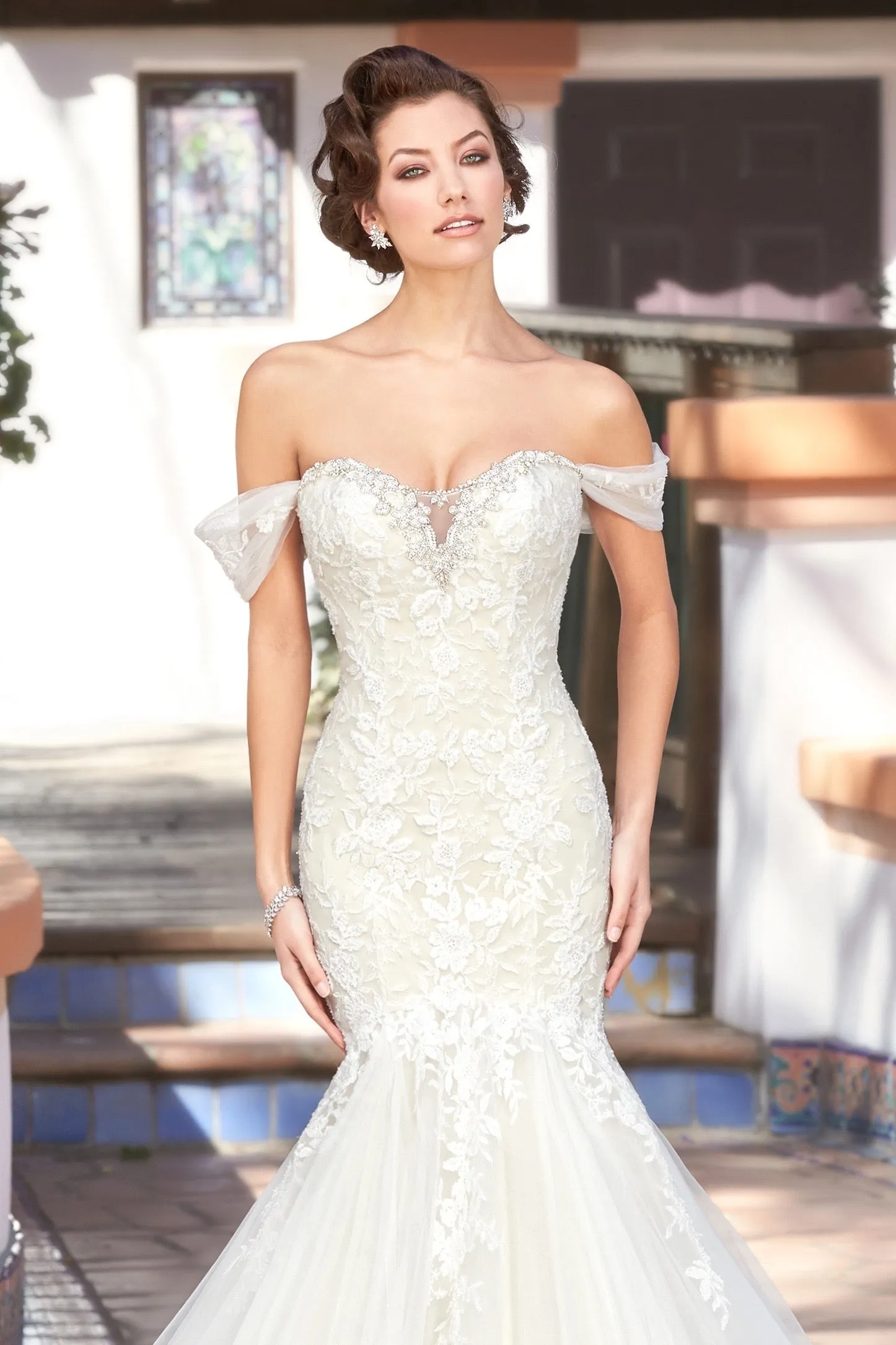 Cassandra Cluster Bridal Earrings