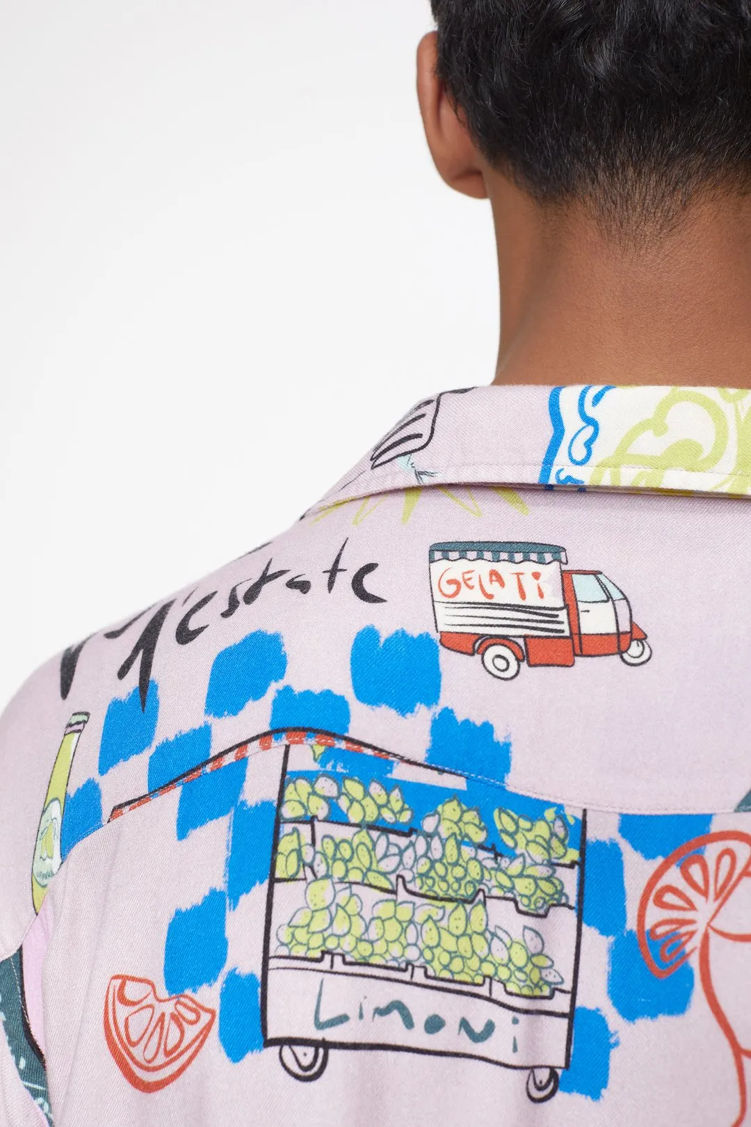 Closed Pink Printed Short Sleeve Shirt
