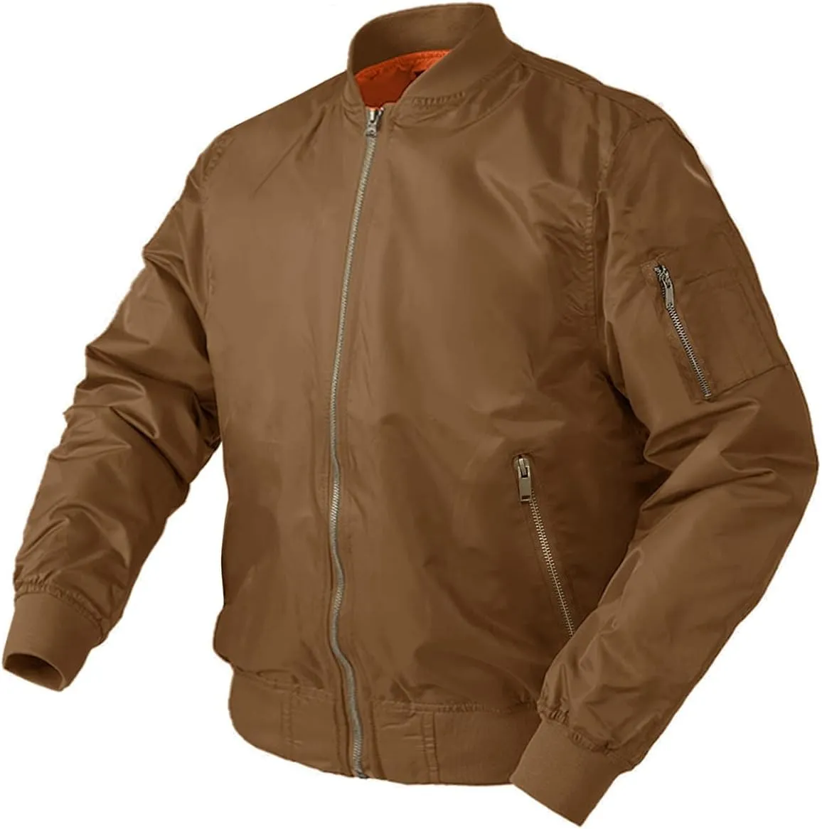 CRYSULLY Men's Jacket-Fall Winter Thicken Windbreakers Bomber Jackets Padded Coats