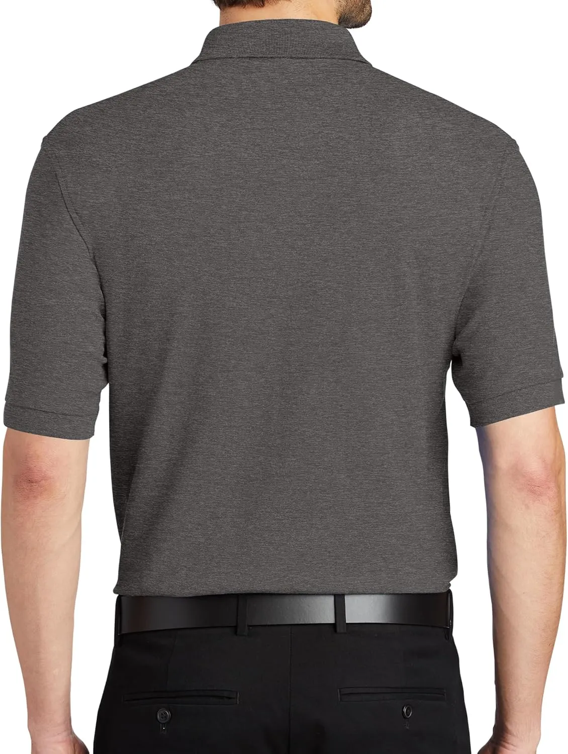 Custom Embroidered Text Polo Shirts for Men Personalized Embroidery Add Your Text Polo Shirt