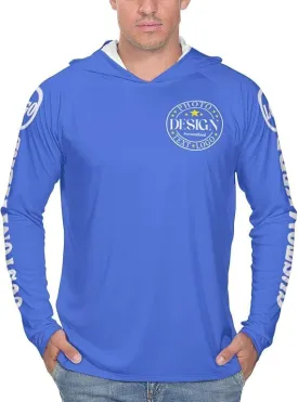 Custom Personalized Sun Protection Hoodie UV Shirt for Men Women, Customized UPF 50  Long Sleeve Tshirts Gifts
