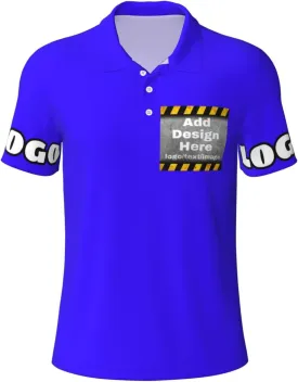 Custom Polo Shirt for Men Women Design Your Own Printed Front Back and Sleeve Personalized with Logo & Text