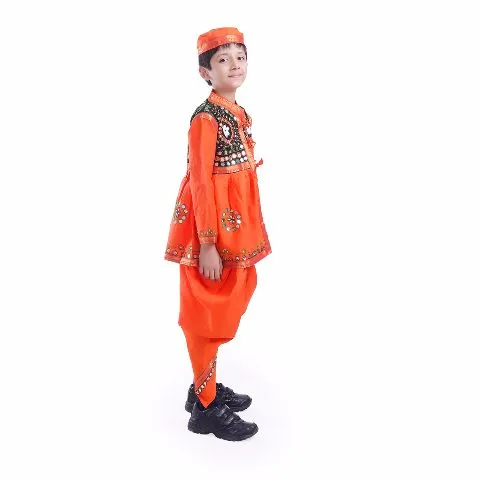 Fancydresswale Gujrati boy dress for boys, Garba dance dress
