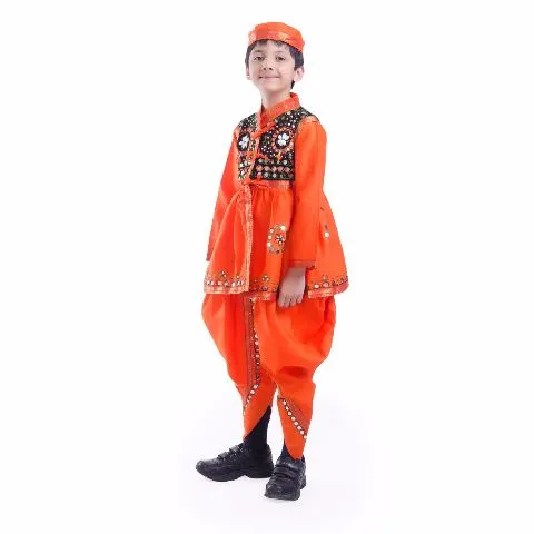 Fancydresswale Gujrati boy dress for boys, Garba dance dress