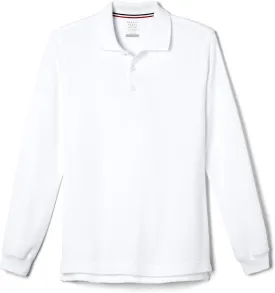 French Toast Pique Polo School Uniform Shirt with Long Sleeves for Boys and Girls