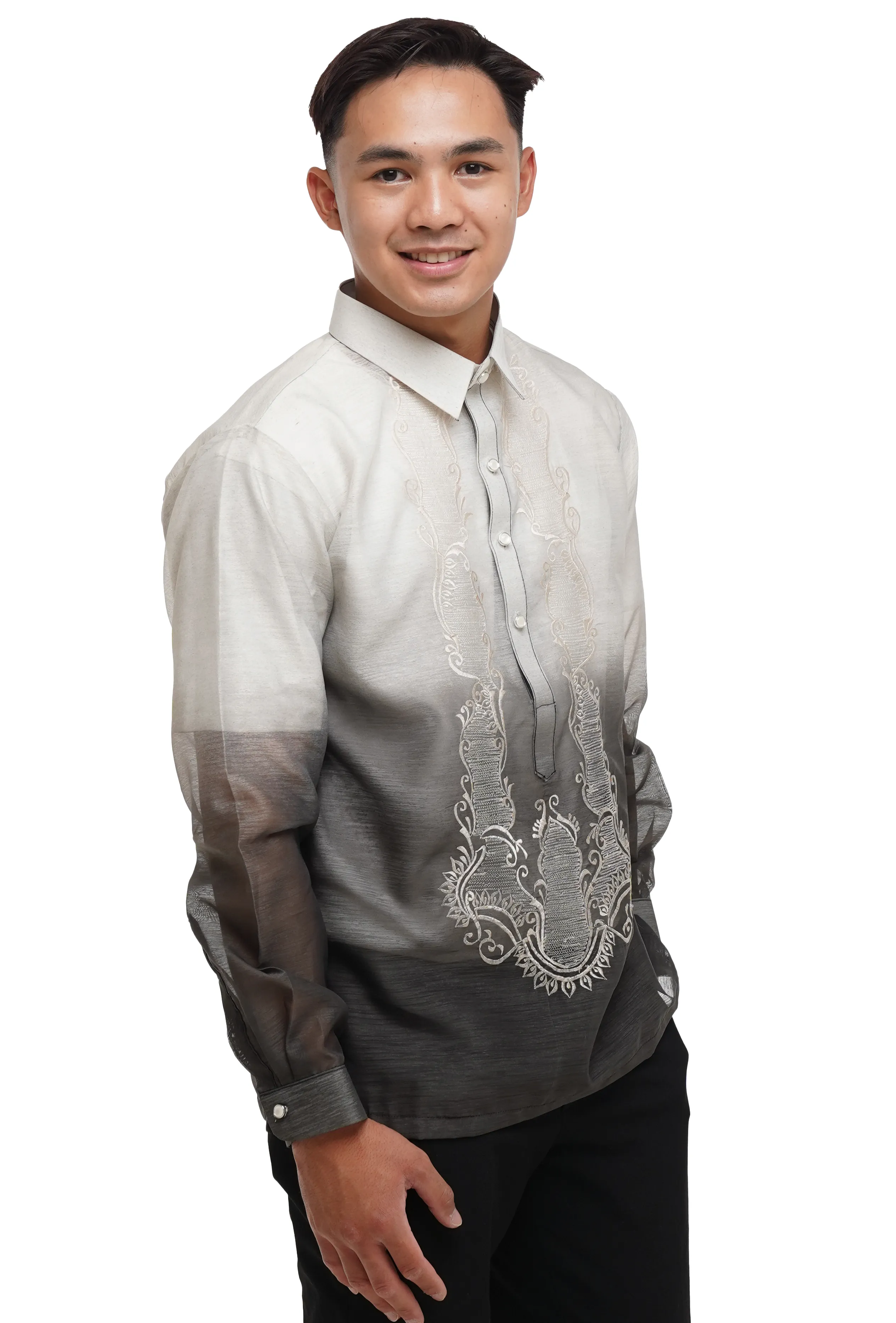Group Set Black Elegant Philippine Barong Costume - G3