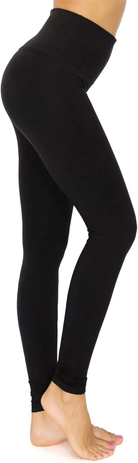 Leggings Depot ActiveFlex High Waist Active Leggings for Women 5 Waistband - Available in Plus Size
