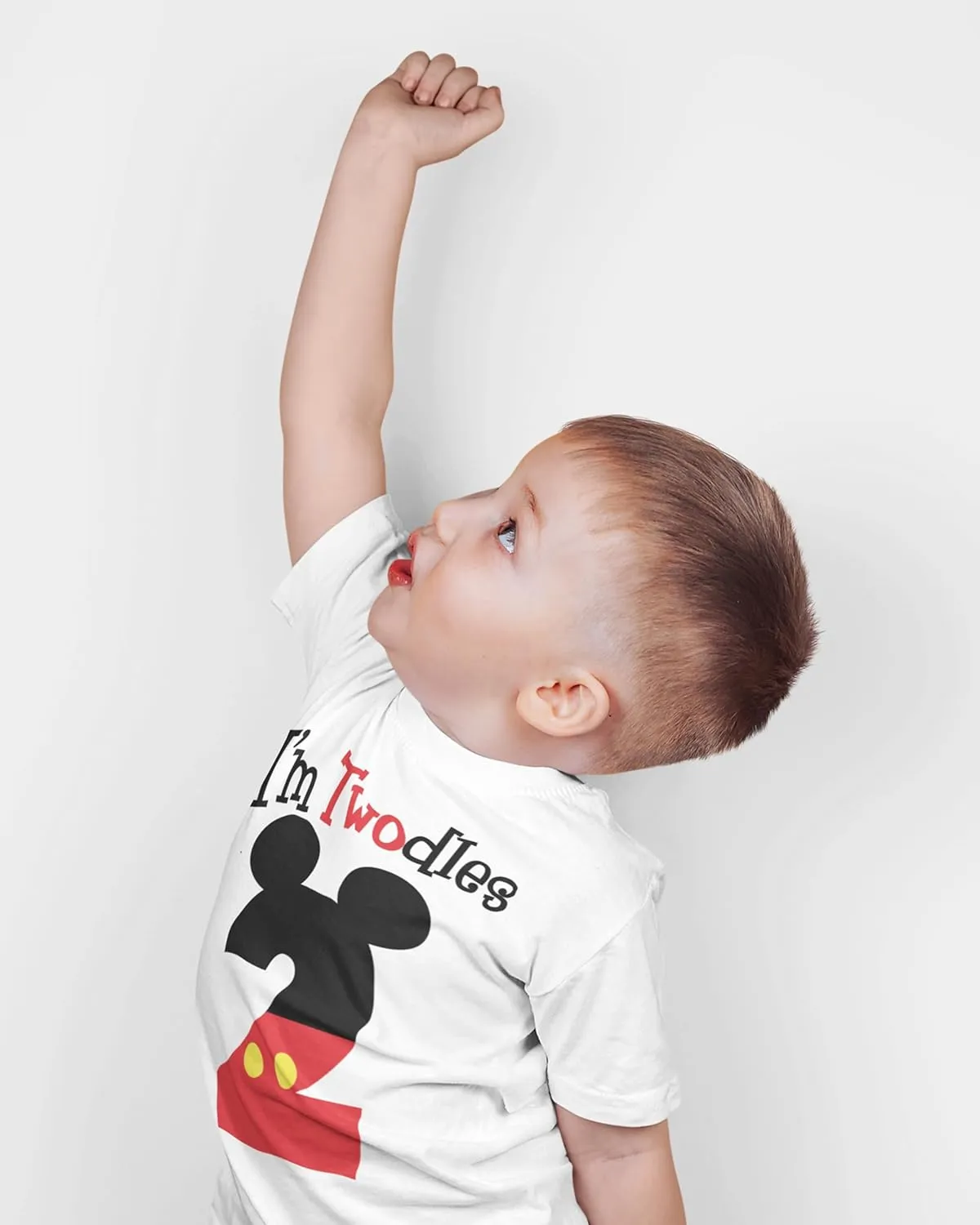 Luke and Lulu 2nd Birthday Shirt Boy - Mouse Themed Short Sleeve Birthday Boy Shirt 2 - Premium 2nd Outfit - Two