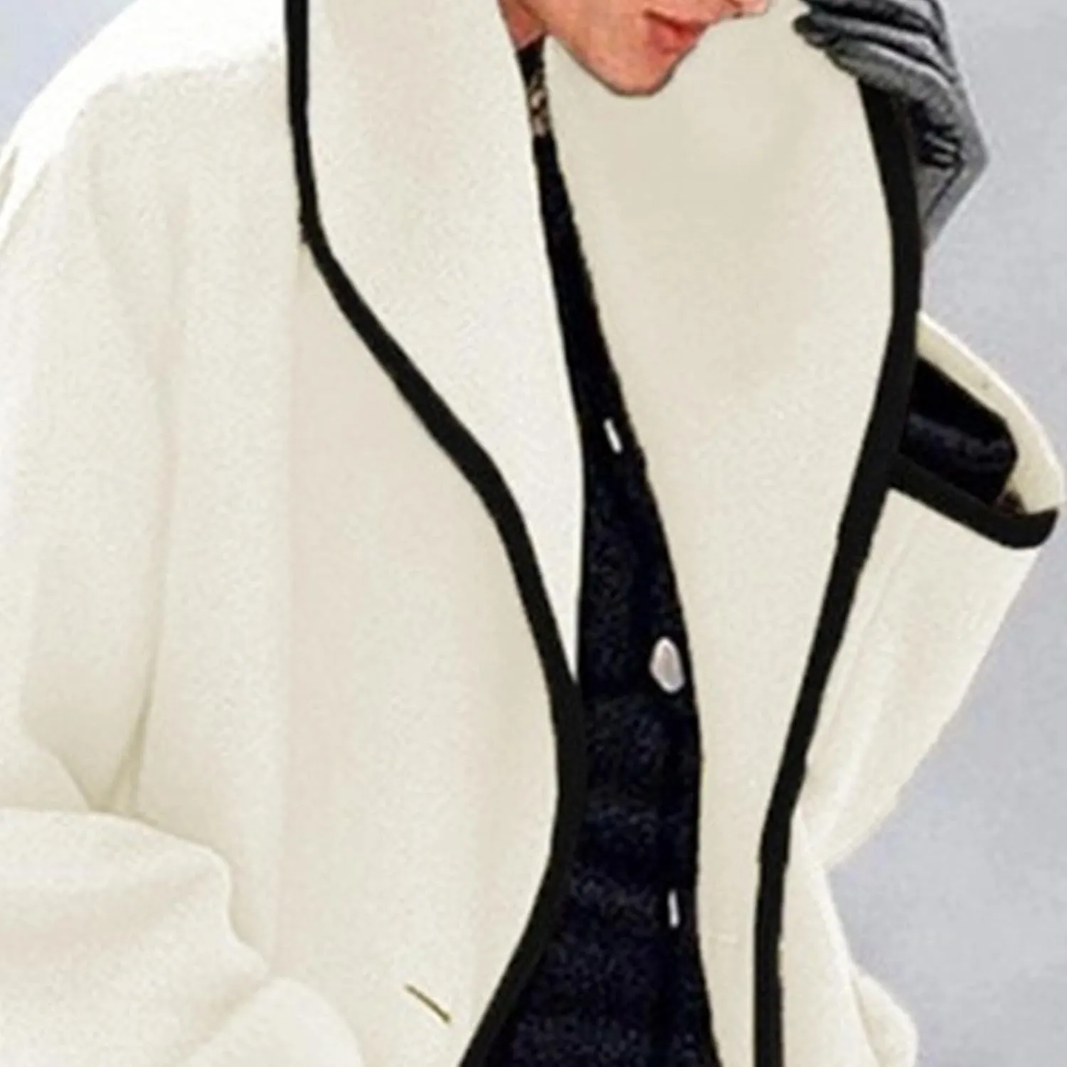 Maiyifu-GJ Womens Wool Blend Coat Single Breasted Trench Jackets with Hood Winter Casual Shawl Collar Overcoat Outerwear