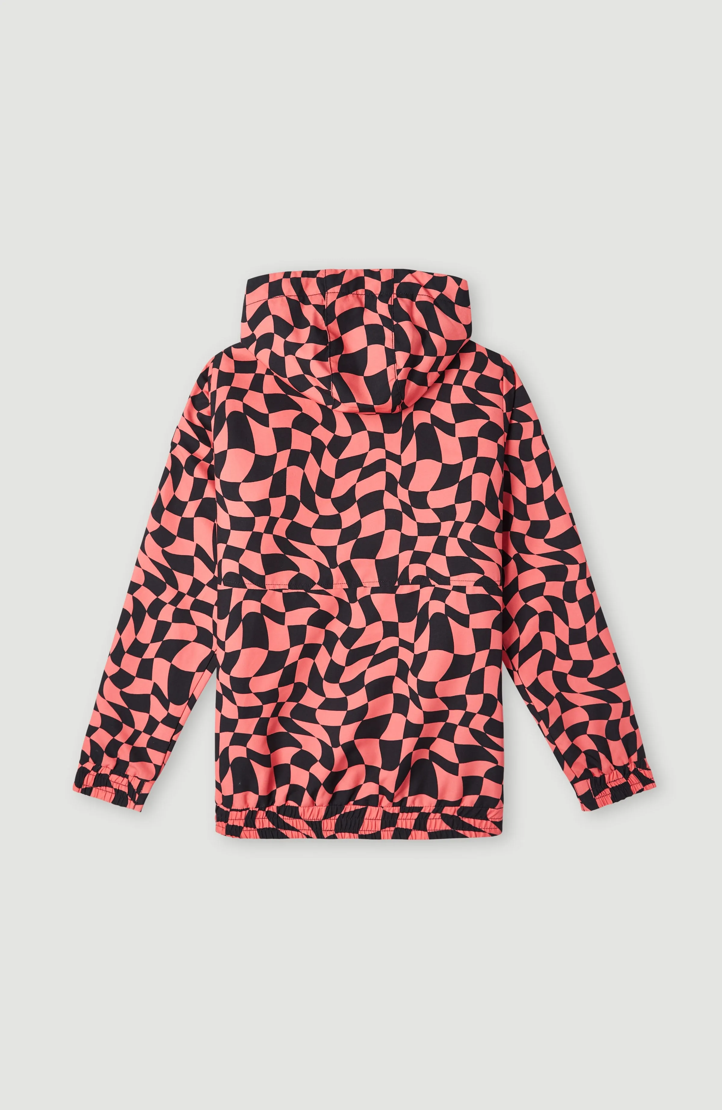 Ridge Anorak Jacket | Pink Checkboard