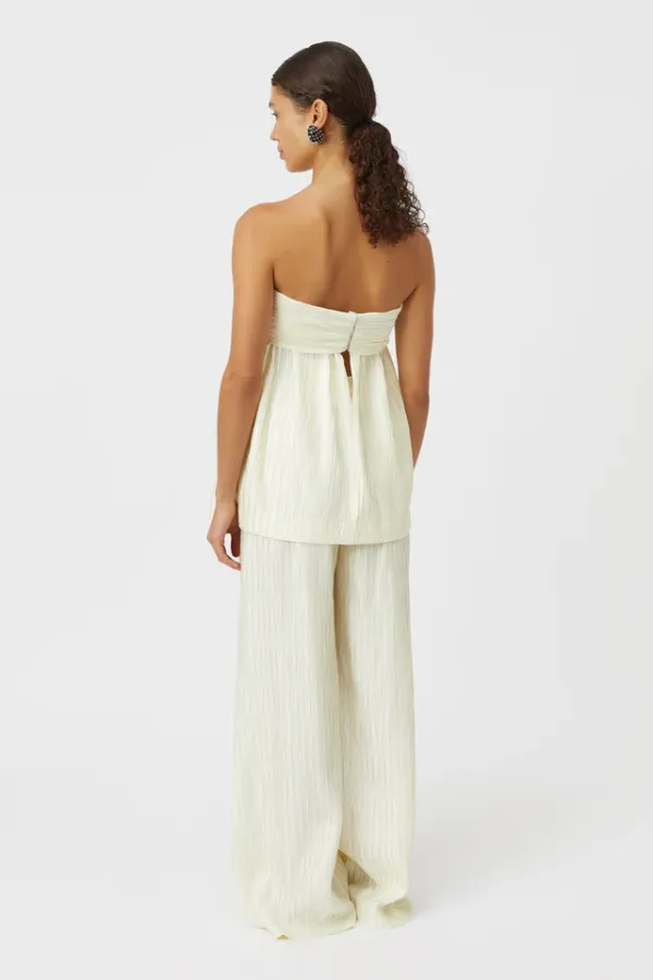 Siren Wide Leg Pant Cream