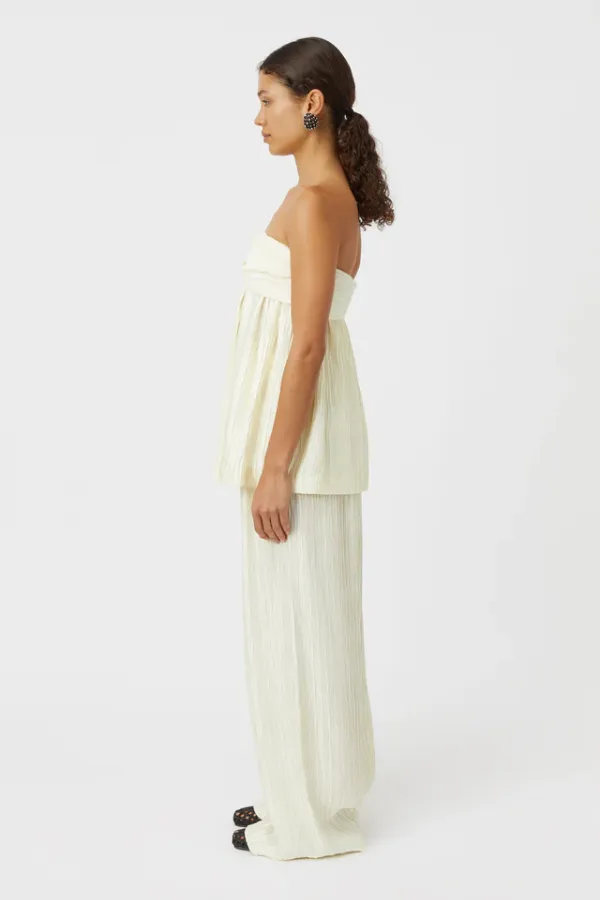 Siren Wide Leg Pant Cream