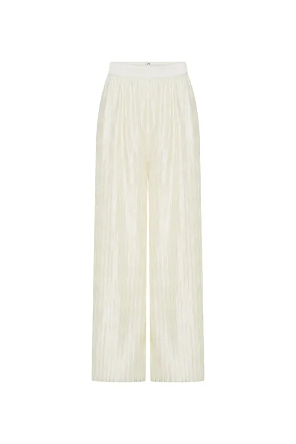 Siren Wide Leg Pant Cream