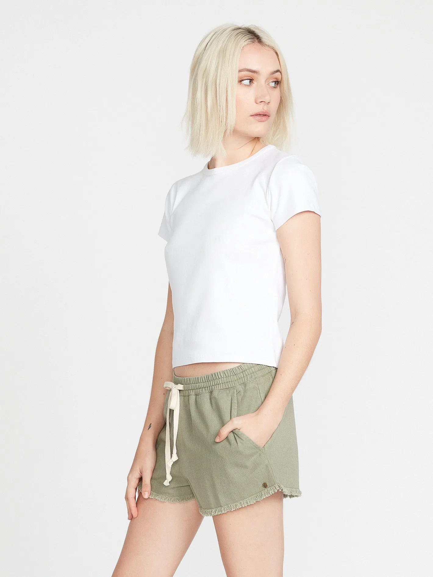 Strutin Stone Shorts - Light Army