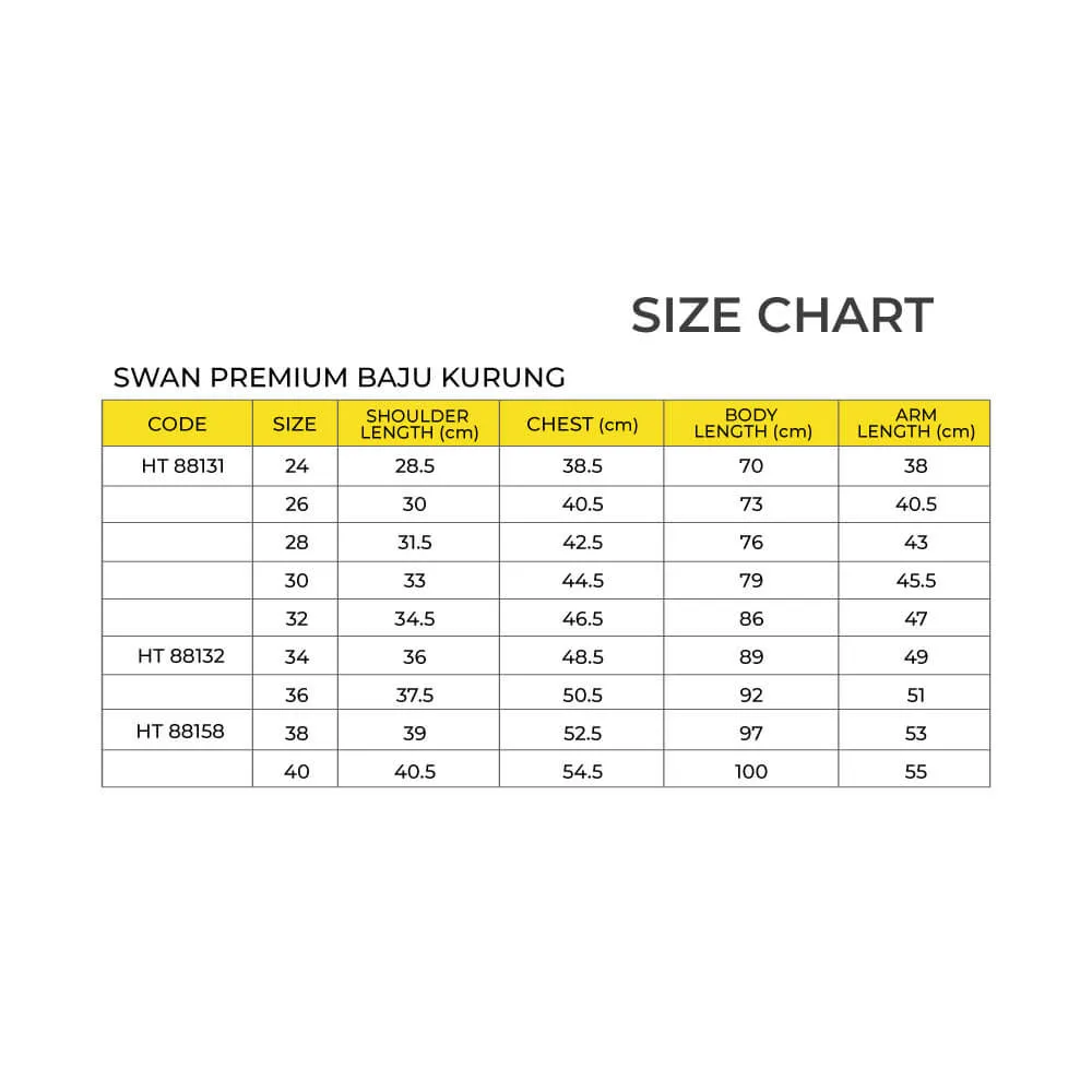 SWAN Premium Baju Kurung School Uniform