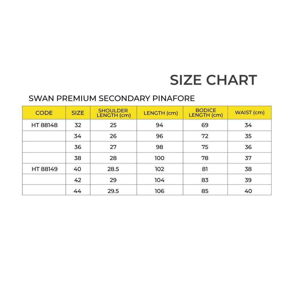 SWAN Premium Pinafore Secondary School Uniform