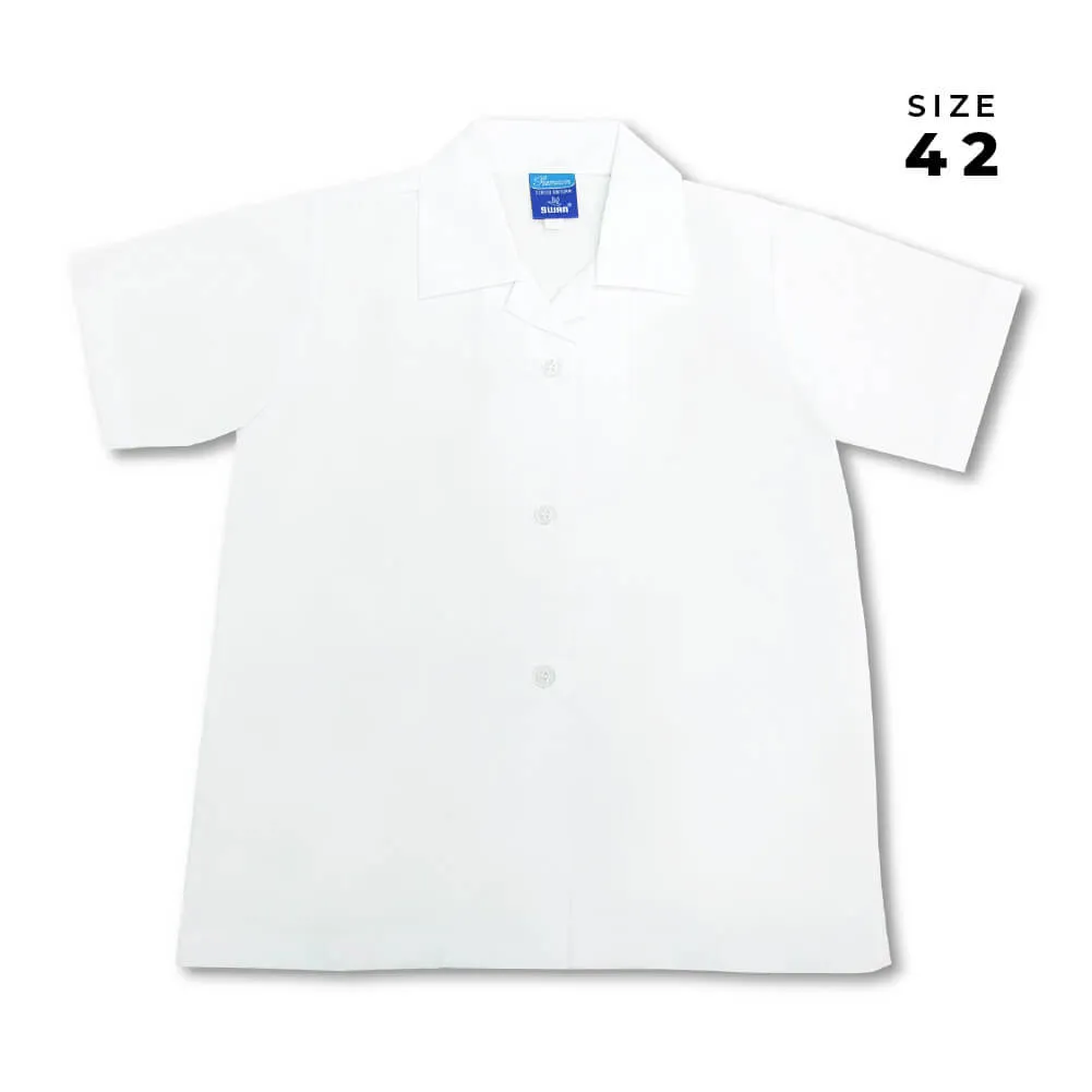SWAN Premium White Shirt Short Sleeve Girl School Uniform